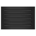 14x10 Modern AC Vent Cover Decorative Black Air Vent Standard