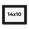 thumbnail image 1 of 14x10 Shadow Box Black Solid Wood Display Picture Frame | 1 Inch Rabbet Depth | | 1.375 Inch, 1 of 4