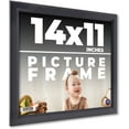 thumbnail image 1 of 14x11 Frame Black Passaggi Solid Wood Picture Frame Width 1.5 Inches | Interior Depth 0.5 Inches |, 1 of 8