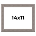 thumbnail image 1 of 14x11 Frame Grey Real Wood Picture Frame Width 1.25 inches | Interior Frame Depth 0.5 inches | Hans, 1 of 8