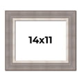 thumbnail image 1 of 14x11 Frame Grey Real Wood Picture Frame Width 2.75 Inches | Interior Frame Depth 0.5 Inches |, 1 of 8