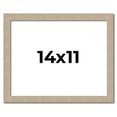 thumbnail image 1 of 14x11 Frame Grey Solid Wood Picture Frame Width 1 Inches | Interior Frame Depth 0.5 Inches |, 1 of 8