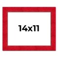 thumbnail image 1 of 14x11 Frame Red Burl Solid Wood Picture Frame Width 1.75 Inches | Interior Frame Depth 0.5 Inches |, 1 of 8