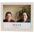 thumbnail image 1 of 14x11 Frame White Real Wood Picture Frame Width 1.5 inches | Interior Frame Depth 0.5 inches |, 1 of 8
