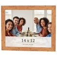 thumbnail image 1 of 14x12 Frame Beige Real Wood Picture Frame Width 1.25 inches | Interior Frame Depth 0.5 inches |, 1 of 8