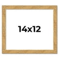 thumbnail image 1 of 14x12 Frame Beige Real Wood Picture Frame Width 1.25 inches | Interior Frame Depth 0.5 inches |, 1 of 8