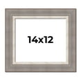 thumbnail image 1 of 14x12 Frame Grey Real Wood Picture Frame Width 2.75 Inches | Interior Frame Depth 0.5 Inches |, 1 of 8