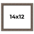 thumbnail image 1 of 14x12 Frame Silver Real Wood Picture Frame Width 1.25 Inches | Interior Frame Depth 0.5 Inches |, 1 of 8