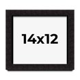 thumbnail image 1 of 14x12 Shadow Box Black Solid Wood Display Picture Frame | 1 Inch Rabbet Depth | | 1.375 Inch, 1 of 4