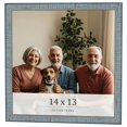 thumbnail image 1 of 14x13 Frame Blue Scuffed Farm Board Solid Wood Picture Frame Width 0.75 Inches | Interior Depth 0.5, 1 of 8