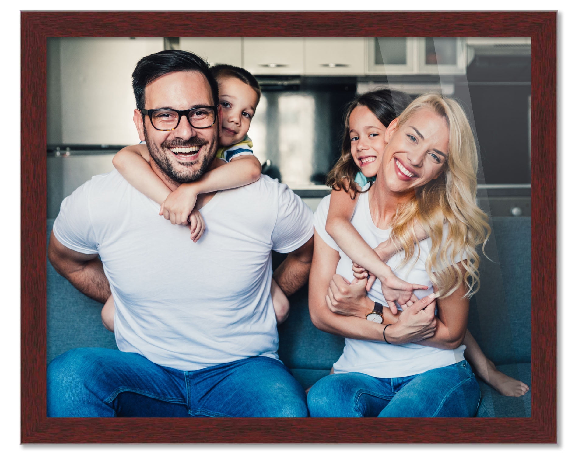 14x13 Frame 14x13 Frame Brown Picture Frame - Complete Modern Photo Frame Includes ...