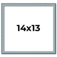 thumbnail image 1 of 14x13 Frame Rustic Sky Blue Solid Wood Picture Frame | 0.75 Inch Moulding Width |Includes UV, 1 of 8