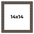 thumbnail image 1 of 14x14 Frame Black Bamboo Solid Wood Picture Frame Width 1.5 Inches | Interior Frame Depth 0.5, 1 of 8