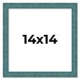 thumbnail image 1 of 14x14 Frame Blue Rustic Barnwood Solid Wood Picture Frame Width 1.25 Inches | Interior Depth 0.5, 1 of 8