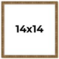thumbnail image 1 of 14x14 Frame Gold Kingsley Distressed Real Pine Wood Picture Frame Width 0.75 Inches | Interior, 1 of 8