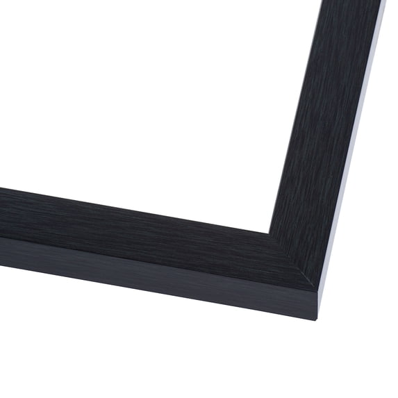 14x14 Traditional Black Complete Wood Square Picture Frame with UV Acrylic, Foam Board Backing, & Hardware
