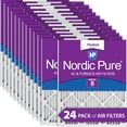 thumbnail image 1 of 14x14x1 (13_3/4x13_3/4) Pleated MERV 8 Air Filters 24 Pack, 1 of 7