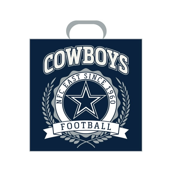 NFL Dallas Cowboys 14x14x1.75 Inch Team Color Cushion with Handle and Polyurethane Internal Pad