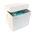 thumbnail image 1 of 14x14x10 Inch Tall 2-Piece Cake Boxes, Disposable Bakery Boxes for Tiered and Layer Cakes – 12 Count, 1 of 6