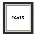 thumbnail image 1 of 14x15 Frame Black Real Wood Picture Frame Width 2.25 Inches | Interior Frame Depth 0.5 Inches |, 1 of 8