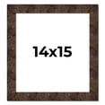 thumbnail image 1 of 14x15 Frame Brown Burl Real Wood Picture Frame Width 1.625 Inches | Interior Frame Depth 0.5 Inches, 1 of 8