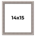 thumbnail image 1 of 14x15 Frame Grey Real Wood Picture Frame Width 1.25 inches | Interior Frame Depth 0.5 inches | Hans, 1 of 8