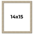 thumbnail image 1 of 14x15 Frame Grey Solid Wood Picture Frame Width 1 Inches | Interior Frame Depth 0.5 Inches |, 1 of 8