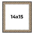thumbnail image 1 of 14x15 Frame Silver Real Wood Picture Frame Width 1.75 Inches | Interior Frame Depth 0.5 Inches |, 1 of 8