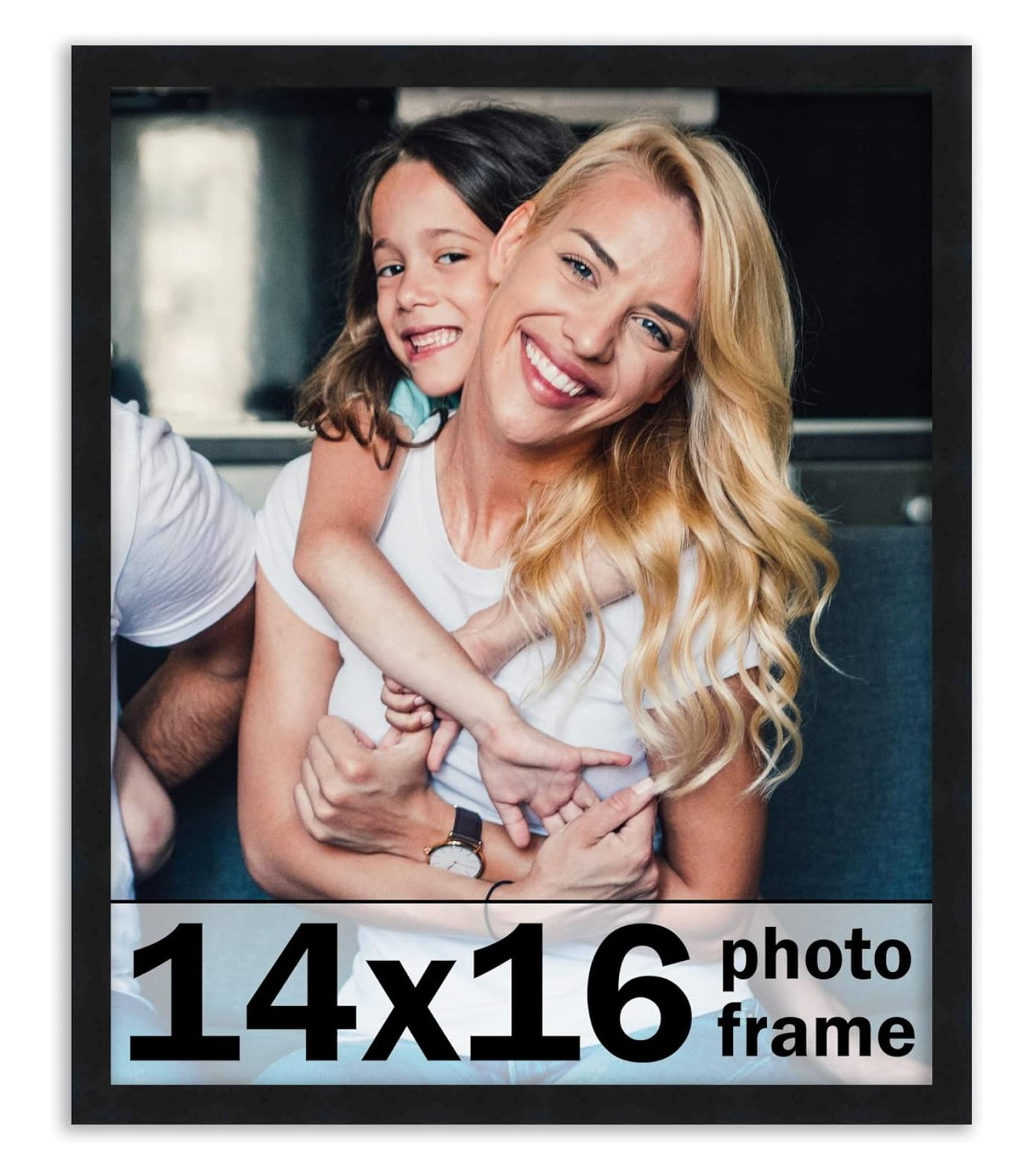 14x16 Frame Black Picture Frame Complete Modern Photo Frame Includes