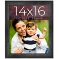 thumbnail image 1 of 14x16 Frame Black Real Wood Picture Frame Width 1.5 inches | Interior Frame Depth 0.5 inches | Barn, 1 of 8