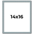 thumbnail image 1 of 14x16 Frame Blue Scuffed Farm Board Solid Wood Picture Frame Width 0.75 Inches | Interior Depth 0.5, 1 of 8