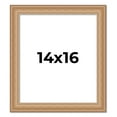 thumbnail image 1 of 14x16 Frame Charleston Honey Brown Solid Wood Picture Frame Width 1.75 Inches | Interior Depth 0.5, 1 of 8