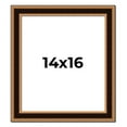 thumbnail image 1 of 14x16 Frame Gold Brown Plein Air Vintage Solid Wood Picture Frame | 1.75 Inches Moulding Width |, 1 of 8