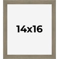 thumbnail image 1 of 14x16 Frame Gray Barnwood Rustic Solid Wood Picture Frame | 1.5 Inch Moulding Width | Includes UV, 1 of 8