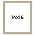 thumbnail image 1 of 14x16 Frame Grey Solid Wood Picture Frame Width 1 Inches | Interior Frame Depth 0.5 Inches |, 1 of 8