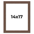thumbnail image 1 of 14x17 Frame Brown Farmhouse Solid Wood Picture Frame Width 1.5 Inches | Interior Frame Depth 0.5, 1 of 8