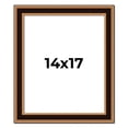 thumbnail image 1 of 14x17 Frame Gold Brown Plein Air Vintage Solid Wood Picture Frame | 1.75 Inches Moulding Width |, 1 of 8