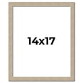 thumbnail image 1 of 14x17 Frame Grey Solid Wood Picture Frame Width 1 Inches | Interior Frame Depth 0.5 Inches |, 1 of 8