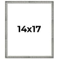 thumbnail image 1 of 14x17 Frame Silver Grey Distressed Solid Wood Picture Frame | 0.75 Inch Moulding Width | Interior, 1 of 8
