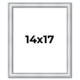 thumbnail image 1 of 14x17 Frame Sterling Silver Solid Wood Picture Frame | 1.25 Inch Moulding Width | 0.75 Inch, 1 of 8