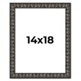 thumbnail image 1 of 14x18 Frame Black-Brown Medieval Solid Wood Picture Frame | 1.5 Inch Moulding Width | Gotham, 1 of 8