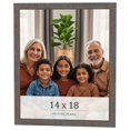 thumbnail image 1 of 14x18 Frame Blue Kingsley Pewter Solid Wood Picture Frame Width 0.75 Inches |Interior Depth 0.5, 1 of 8
