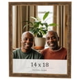 thumbnail image 1 of 14x18 Frame Gold Kingsley Distressed Solid Wood Picture Frame Width 0.75 Inches | Interior Frame, 1 of 8