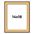 thumbnail image 1 of 14x18 Frame Gold Plein Aire Solid Wood Picture Frame Width 2 Inches | Interior Frame Depth 0.5, 1 of 8