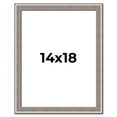 thumbnail image 1 of 14x18 Frame Grey Real Wood Picture Frame Width 1.25 inches | Interior Frame Depth 0.5 inches | Hans, 1 of 8