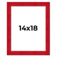 thumbnail image 1 of 14x18 Frame Red Burl Solid Wood Picture Frame Width 1.75 Inches | Interior Frame Depth 0.5 Inches |, 1 of 8