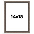 thumbnail image 1 of 14x18 Frame Silver Real Wood Picture Frame Width 1.25 Inches | Interior Frame Depth 0.5 Inches |, 1 of 8