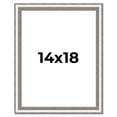 thumbnail image 1 of 14x18 Frame Silver Real Wood Picture Frame Width 1.25 Inches | Interior Frame Depth 0.5 Inches |, 1 of 8