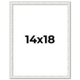 thumbnail image 1 of 14x18 Frame White Real Wood Picture Frame Width 0.75 inches | Interior Frame Depth 0.5 inches |, 1 of 8