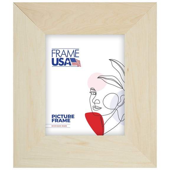 14x18 Picture Frame Beige Decorate It Style 10212530000, 3 Inch Wood Moulding, Includes Plexiglass and Backing Wall Display Frame for Art, Posters, or Photos Frame USA